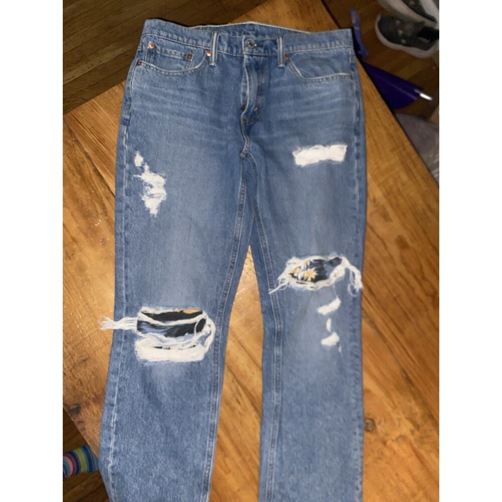 Levis 541 Jeans Men 32x34 Ripped Style